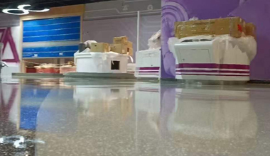 高端大氣、美觀時(shí)尚，秀珀磨石地坪打造江西省科技館新館